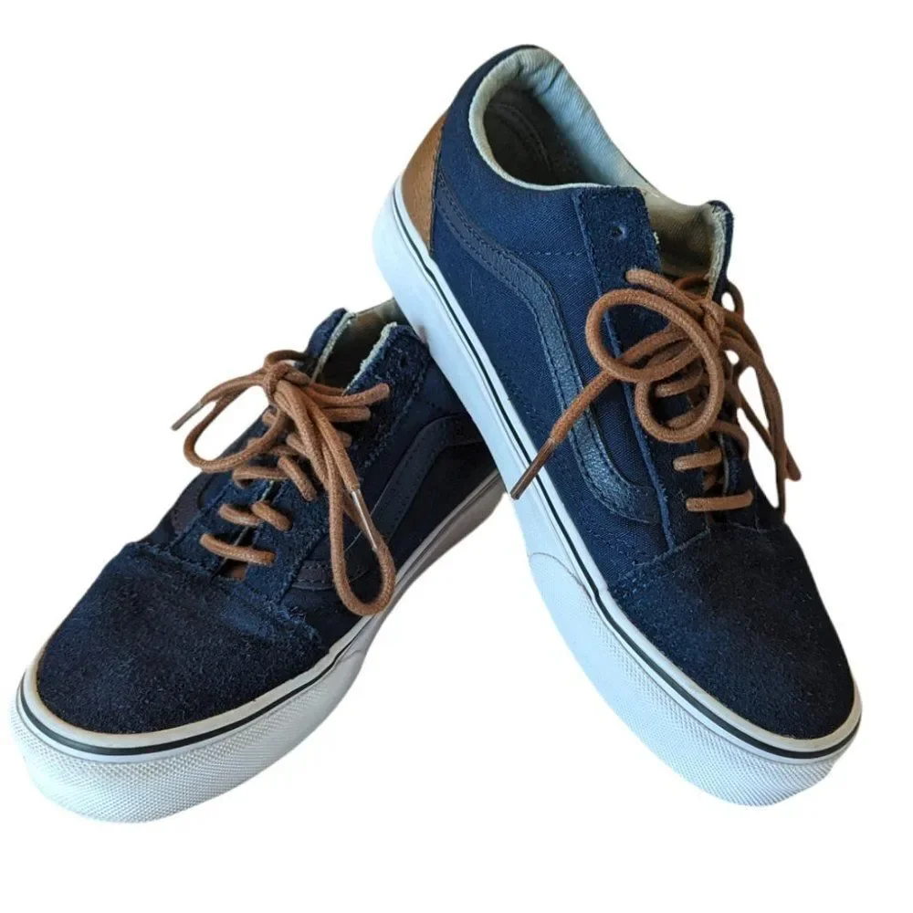 Vans Old Skool Blue Suede & Leather, Men's Size 6.5 / Women's Size 8